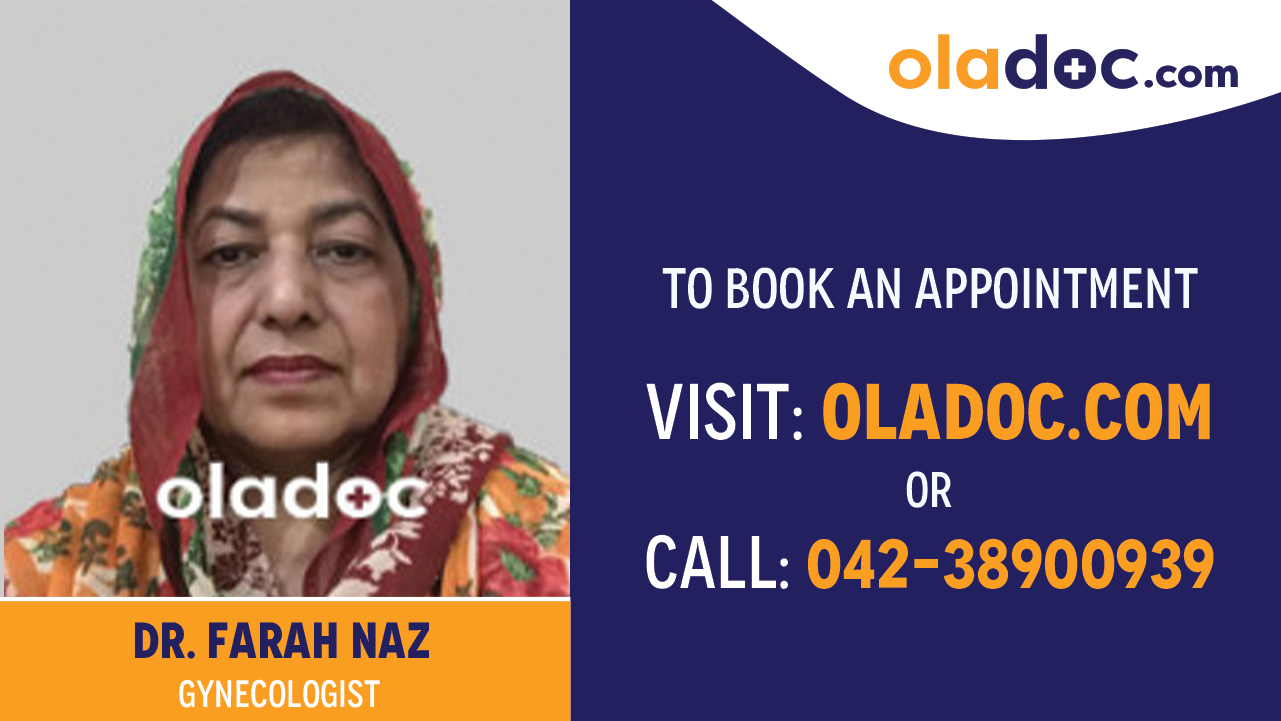 Book appointment with Dr. Farah Naz-best  Gynecologist Karachi
